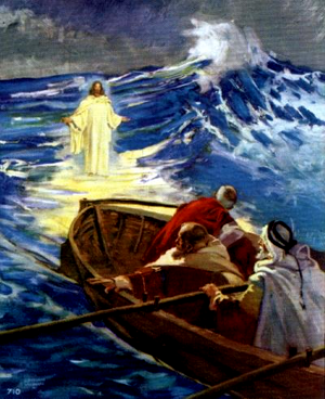 Иисус идет но водам